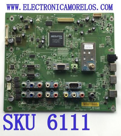 MAIN PARA TV SHARP / NUMERO DE PARTE LC-42D69U / 492A01521300R / ITIF-068 V.A / PANEL V420H2-L01 Rev.C1 / MODELO LC-42D69U	